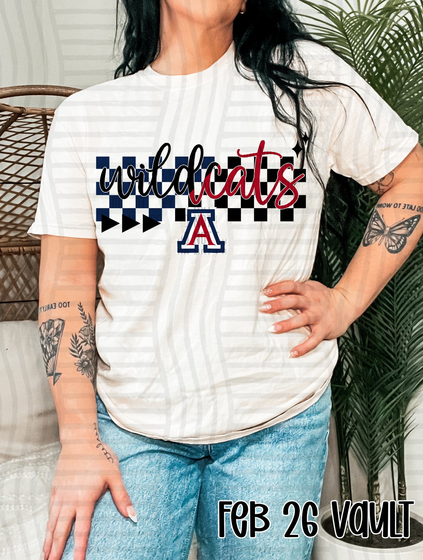 CHECKERED ARIZONA WILDCATS