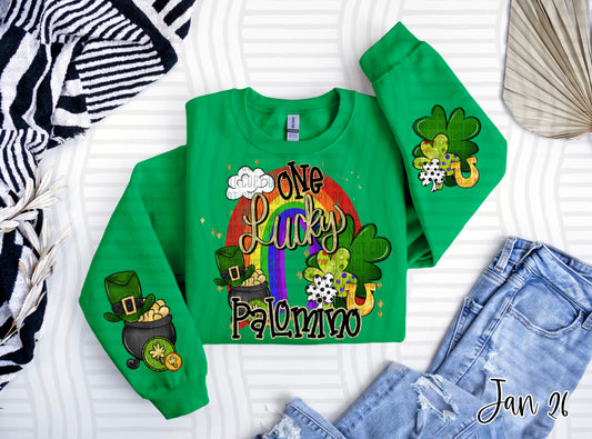 ST. PATRICK'S DAY ONE LUCKY PALOMINO (CHEST ONLY)