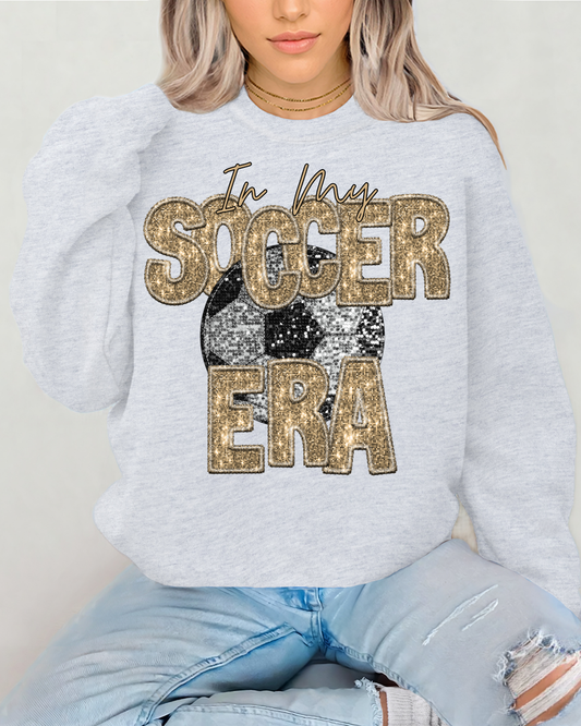 In My Soccer Era Gold Glitter