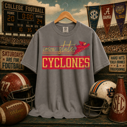 Retro Vibe Iowa State Cyclones
