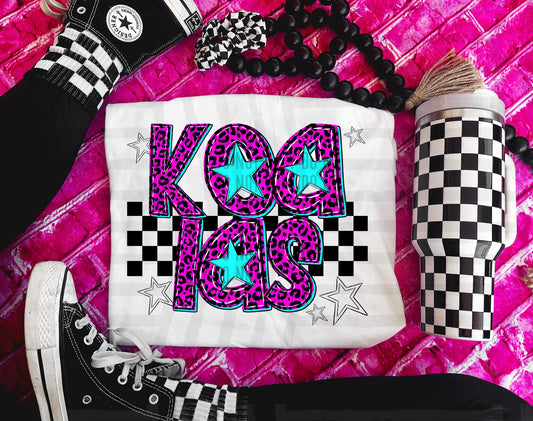 Koalas (pink neon leopard)