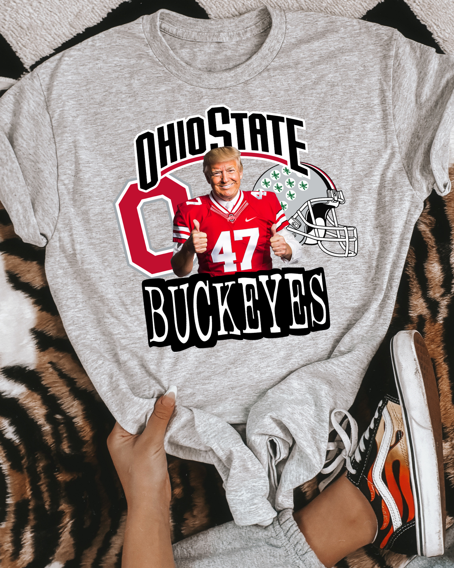 Ohio State Buckeyes With Trump