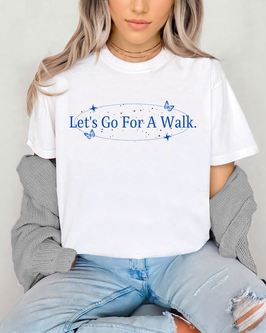 Let's go for a walk (blue)