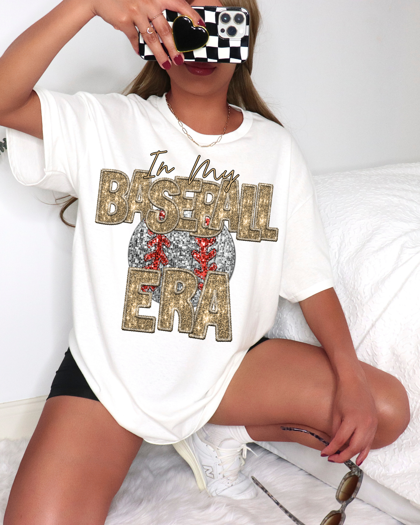 In My Baseball Era Gold Glitter