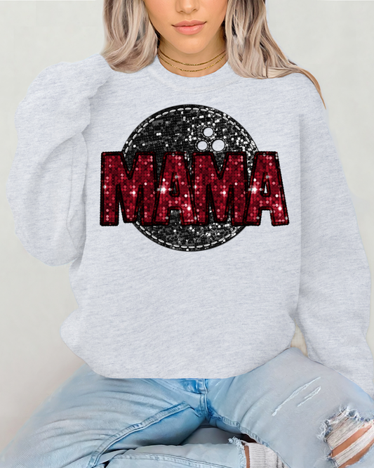 Hockey Mama Red Glitter