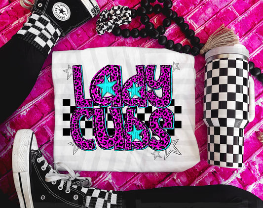 Ladycubs (pink neon leopard)