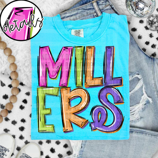 DOODLE COLORFUL MILLERS