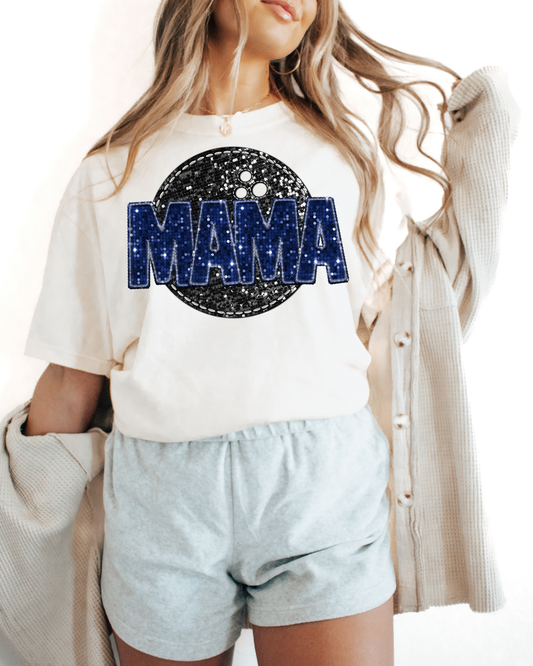 Hockey Mama Royal Blue Glitter