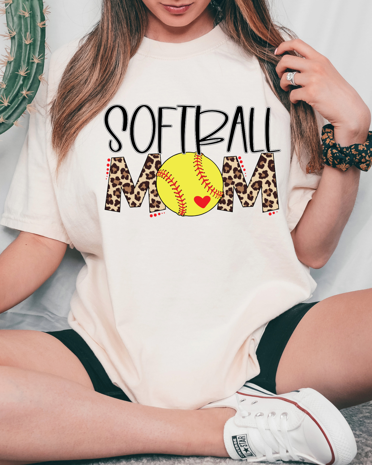 Softball Mom Leopard