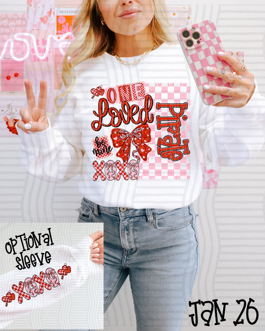 XOXO ONE LOVED PIRATE (FRONT ONLY)