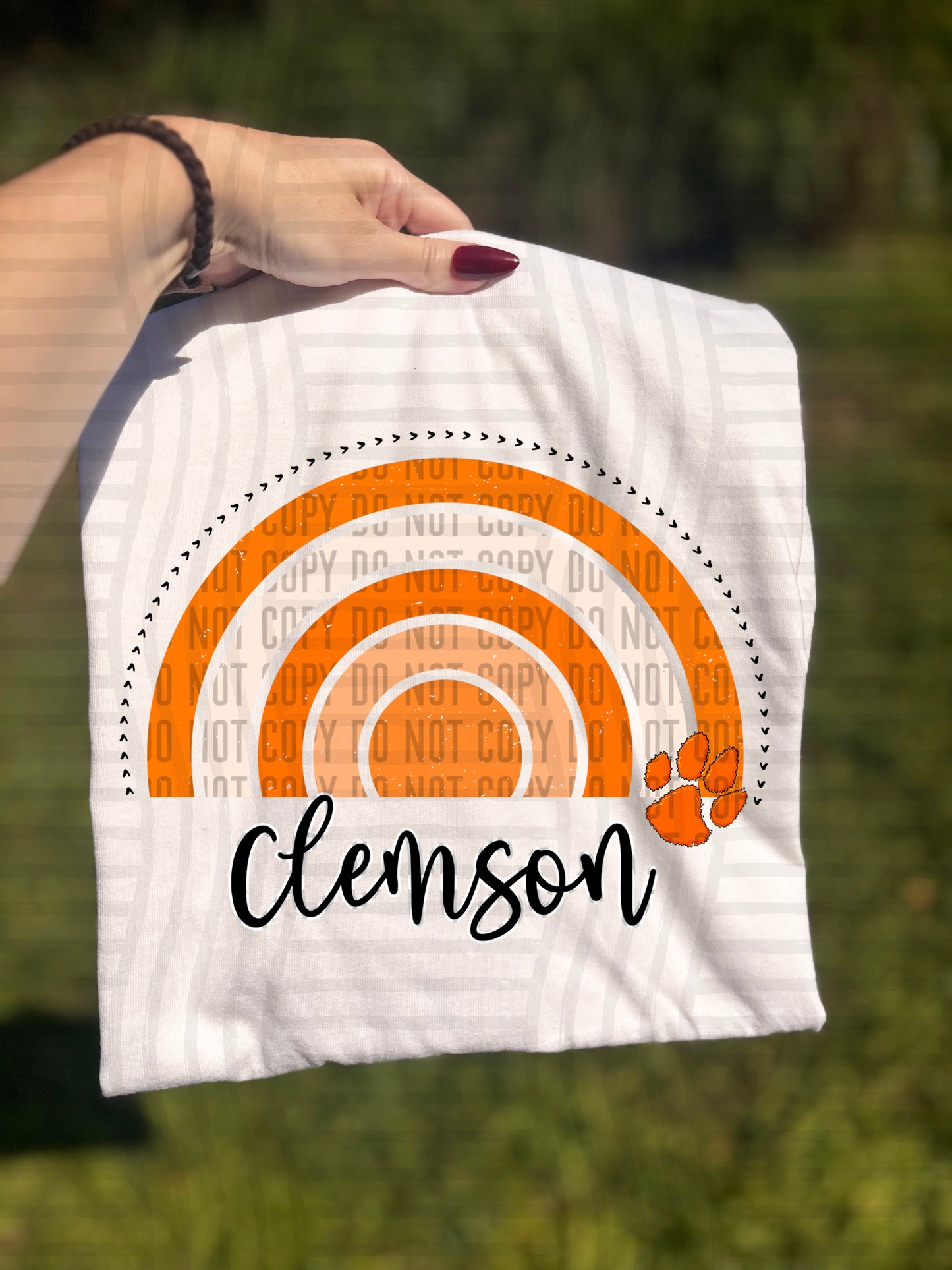 Retro Sunset Clemson