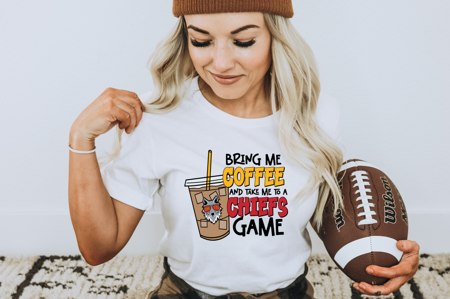 Bring Me Coffee Take Me To Chiefs Game - DTF Transfer