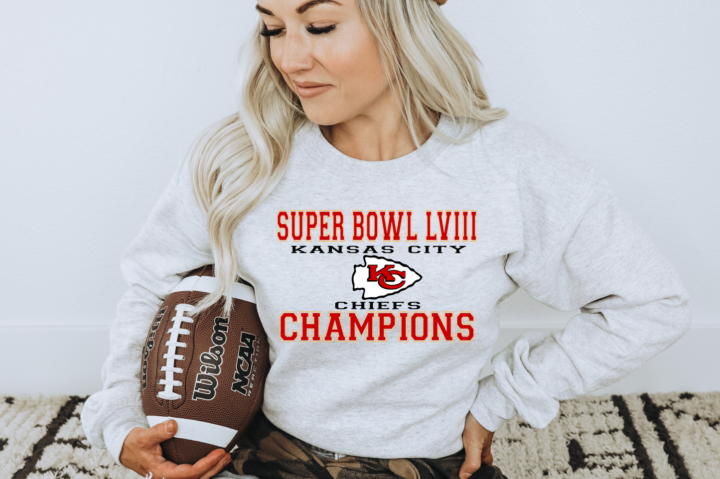 Super Bowl LVIII Champions Red Gold