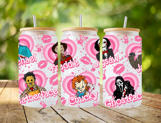 Killers with pink paint splatter - UV Libby Wrap