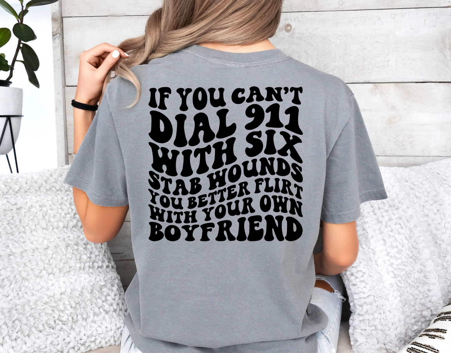 Flirt with your own boyfriend-BACK