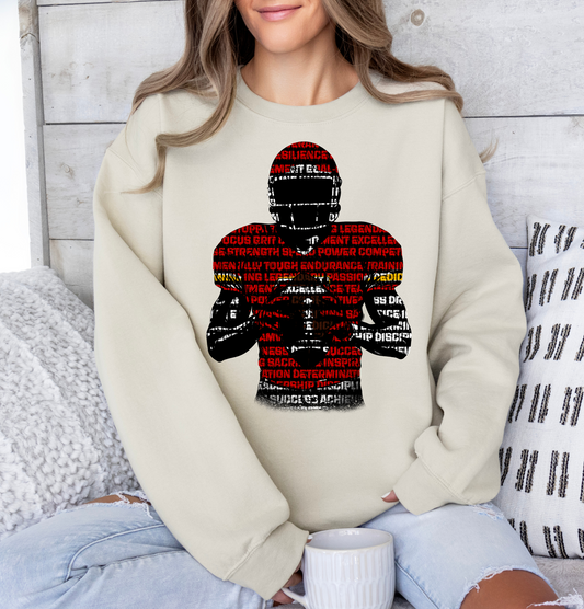 Football Player Red And Yellow