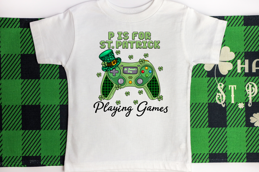 P Is For St. Patrick Playing Games