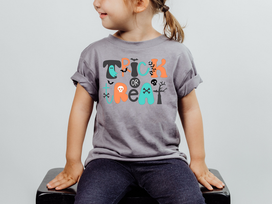 Trick or treat- blue and orange