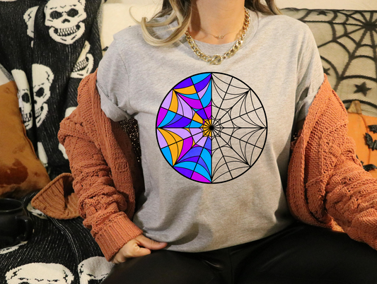 Kaleidoscope spiderweb