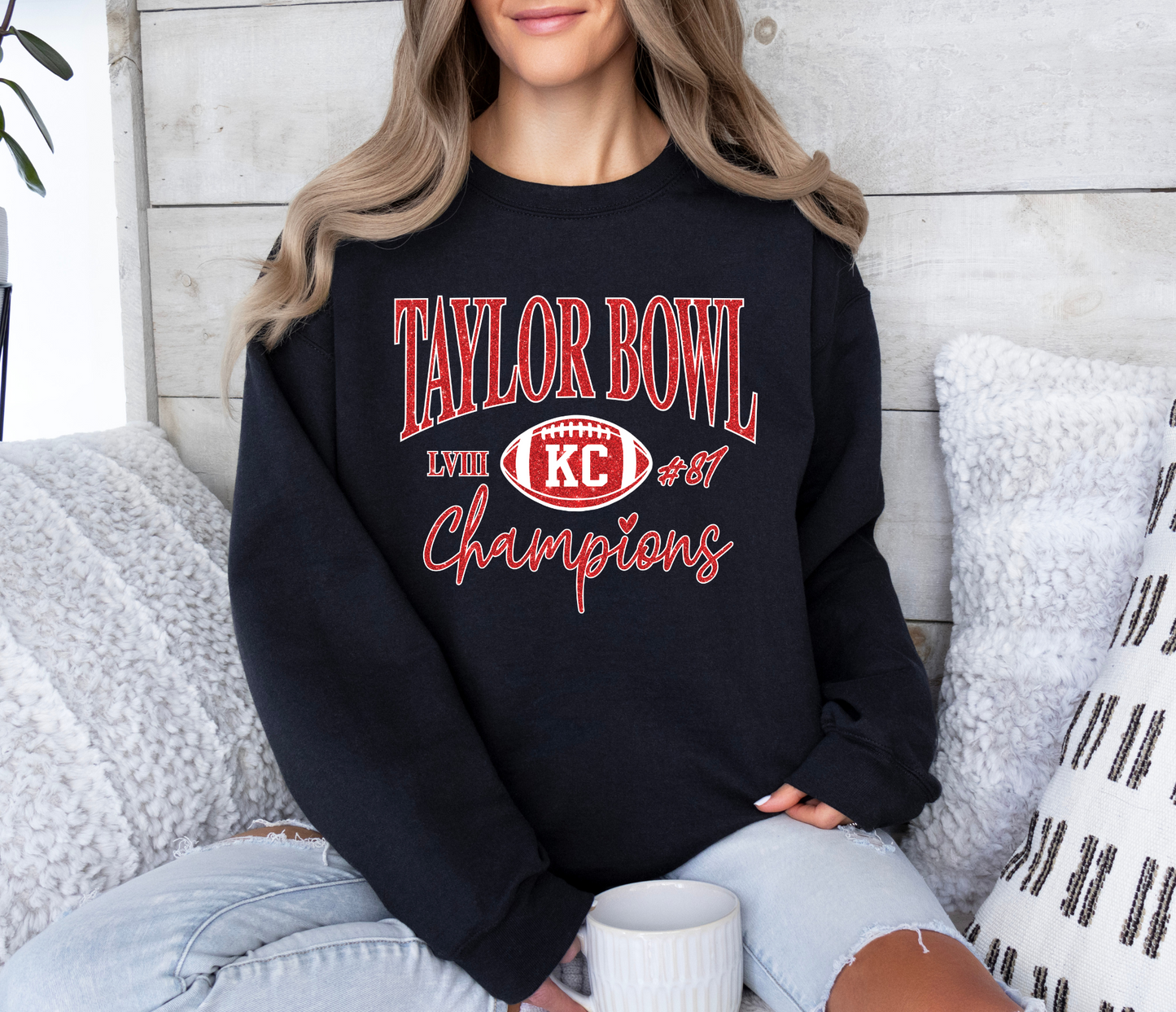 Taylor Bowl Champions LVIII #87 RED/WHITE Glitter