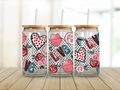 LOVE Doodle Letters Black Polka Dots - UV Libby Wrap