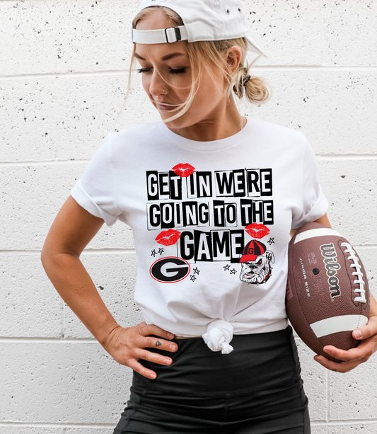 Get in were going to the game- Georgia bulldogs