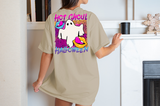Hot ghoul Halloween pink blue