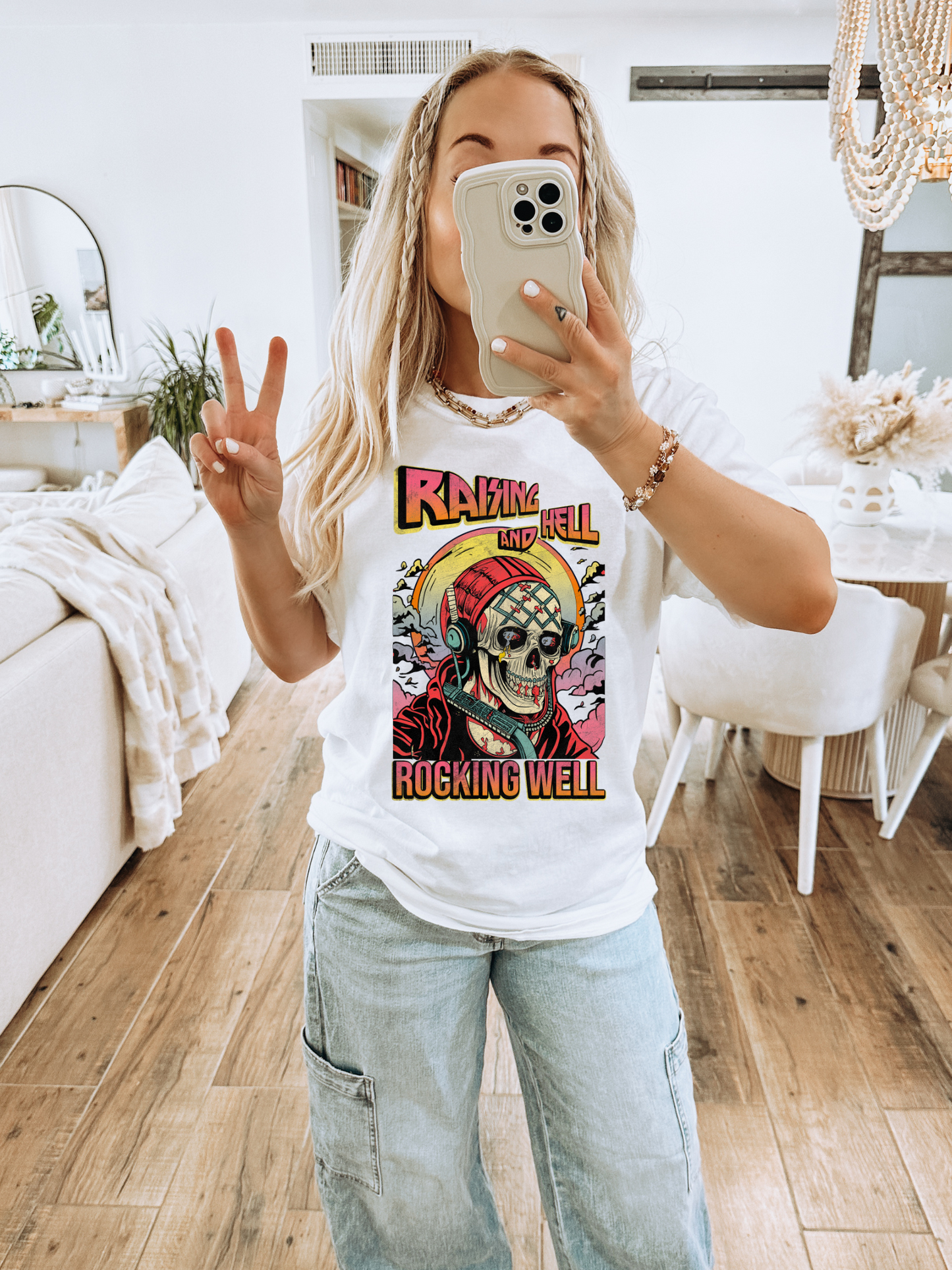 Raising Hell and Rocking Well - DTF Transfer
