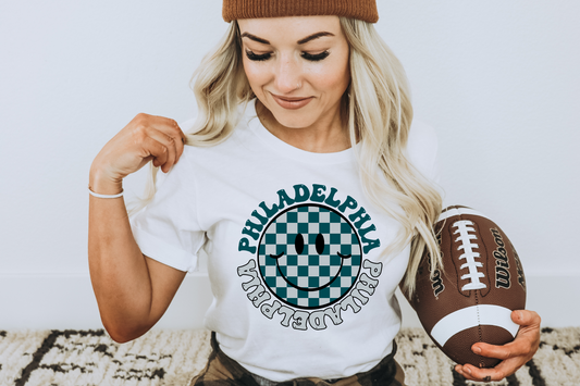 Philadelphia- Checkered Smiley