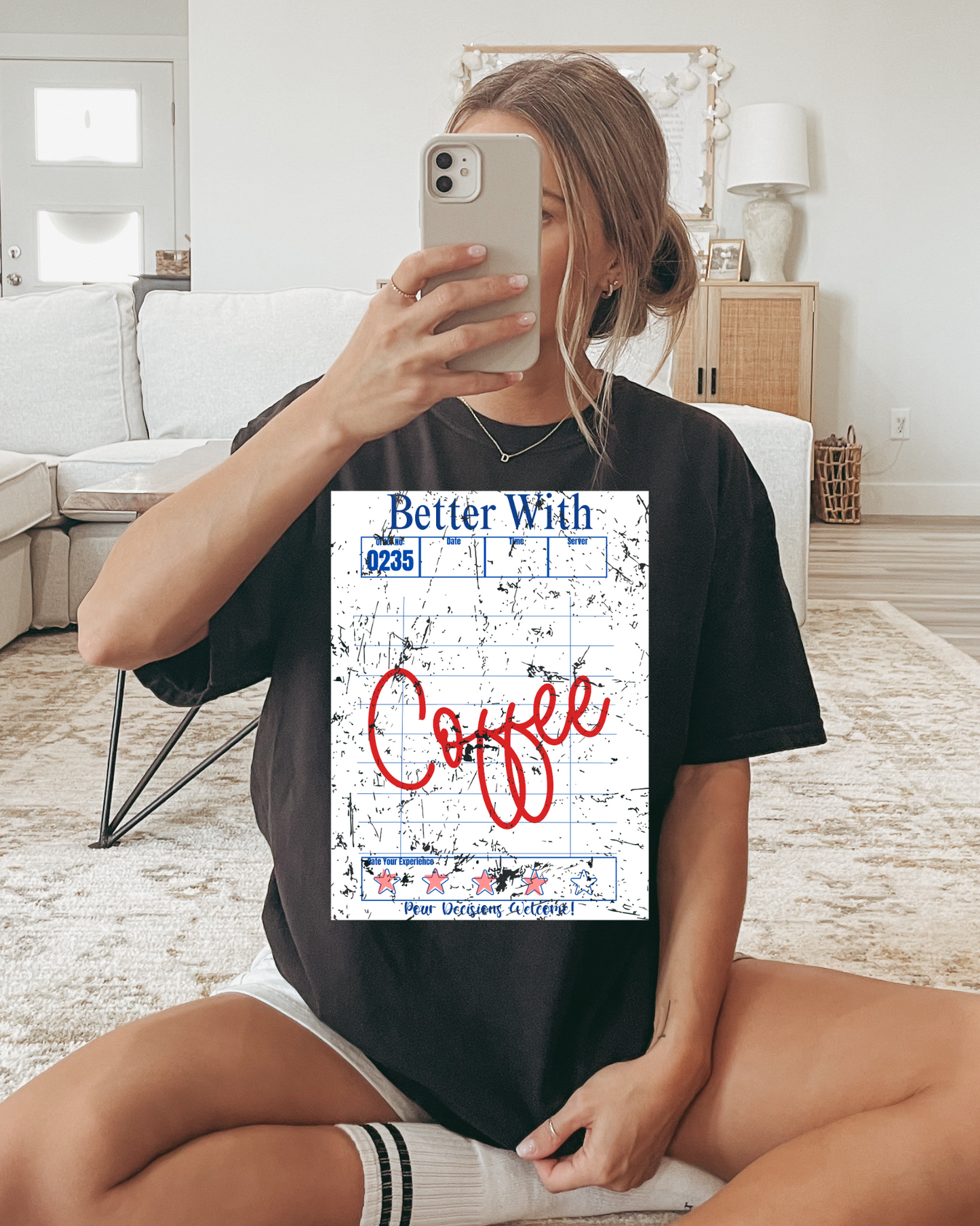 Guest check coffee