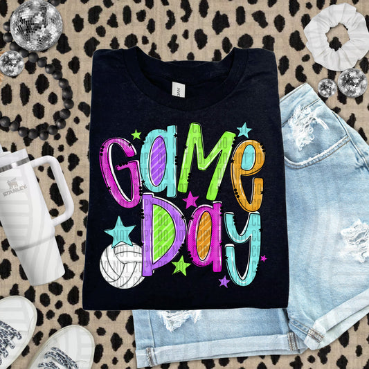 RETRO GAME DAY VOLLEYBALL