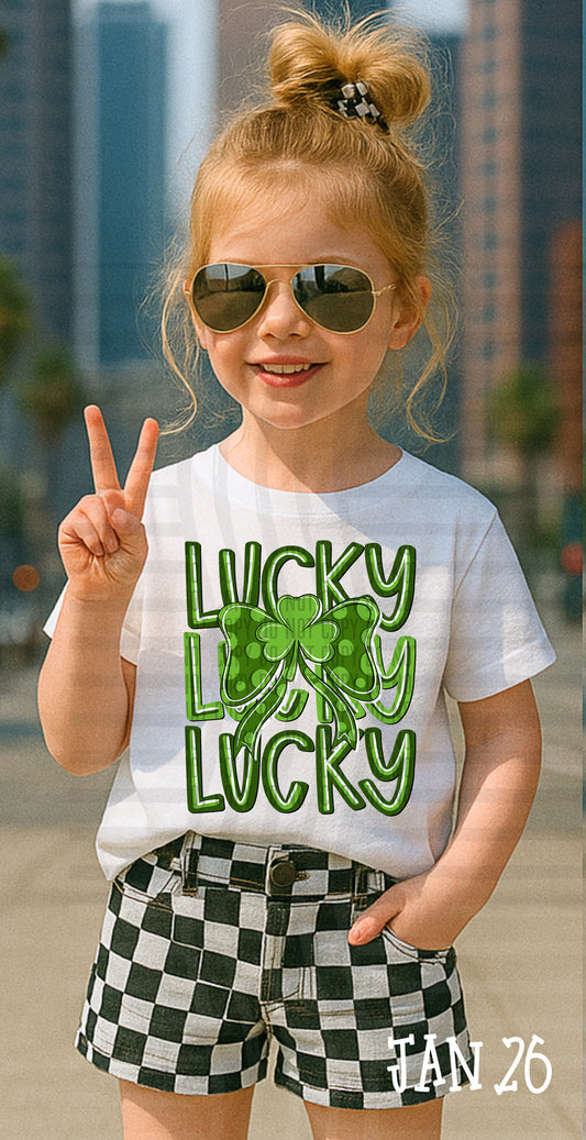 ST. PATRICK'S DAY LUCKY STACK BOW