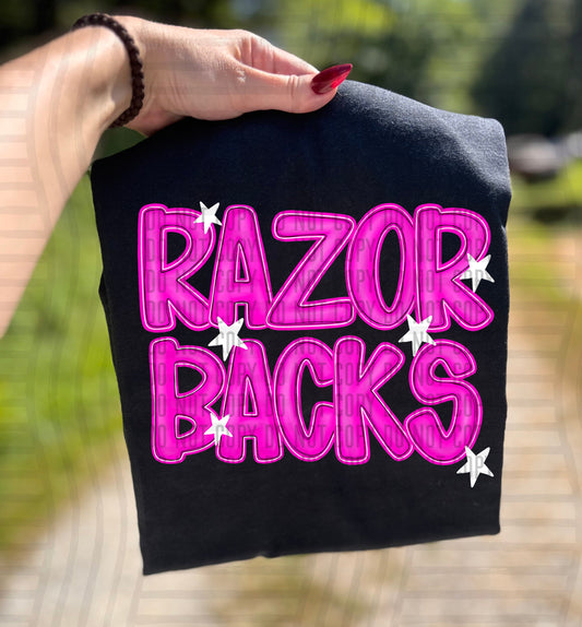 PINK RAZORBACKS
