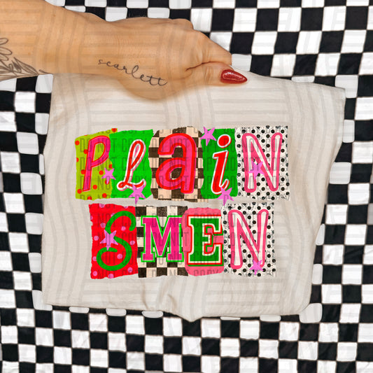 PLAINSMEN RED & GREEN CHECKERS