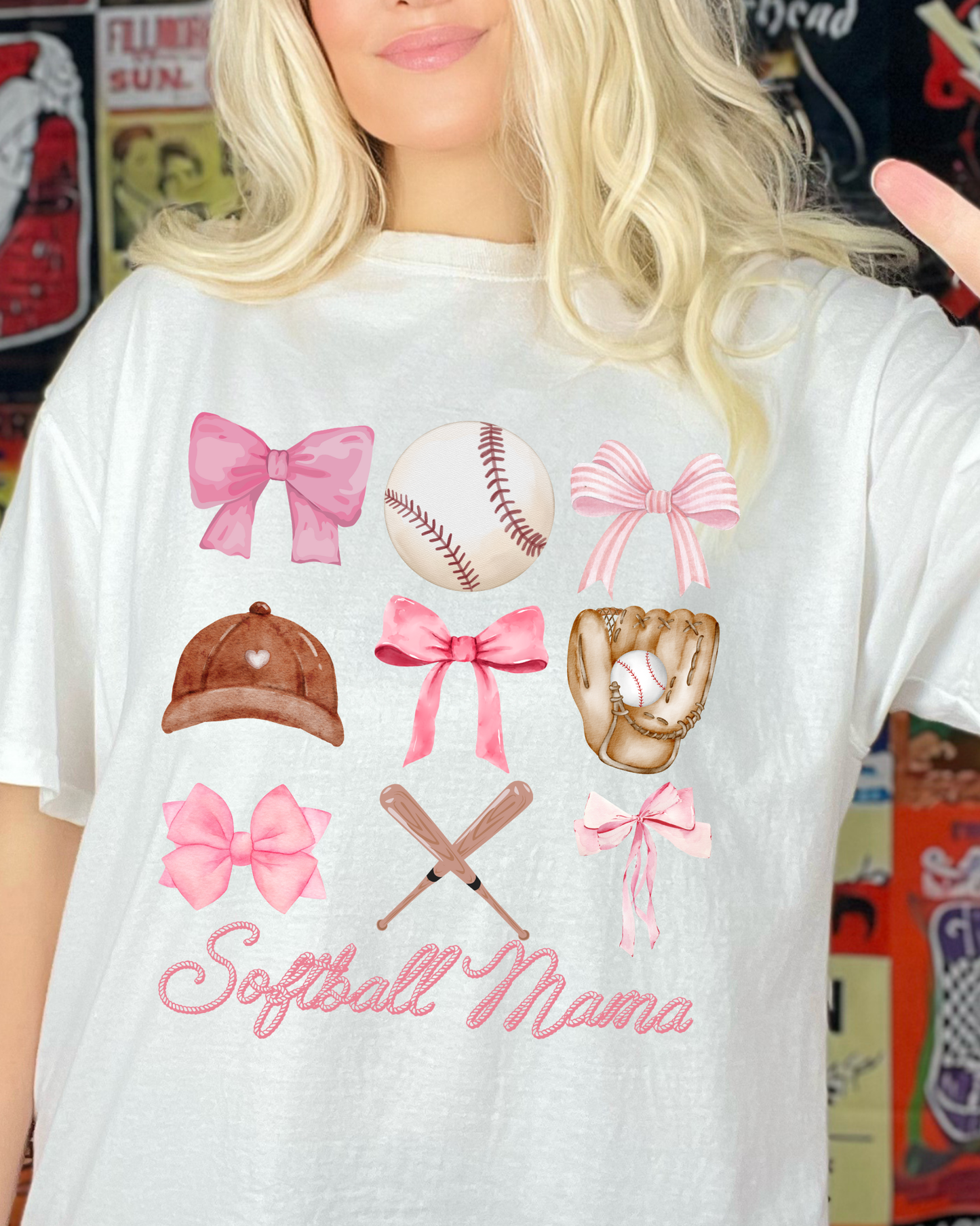 Softball Mama Pink