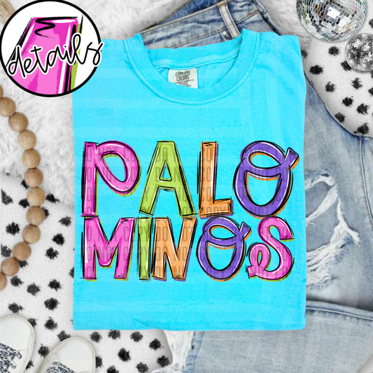 DOODLE COLORFUL PALOMINOS