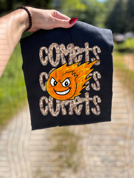 Camo Comets Orange