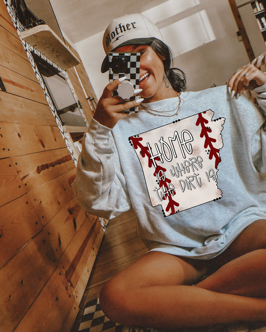 Arkansas Home Is Where The Dirt Is Baseball