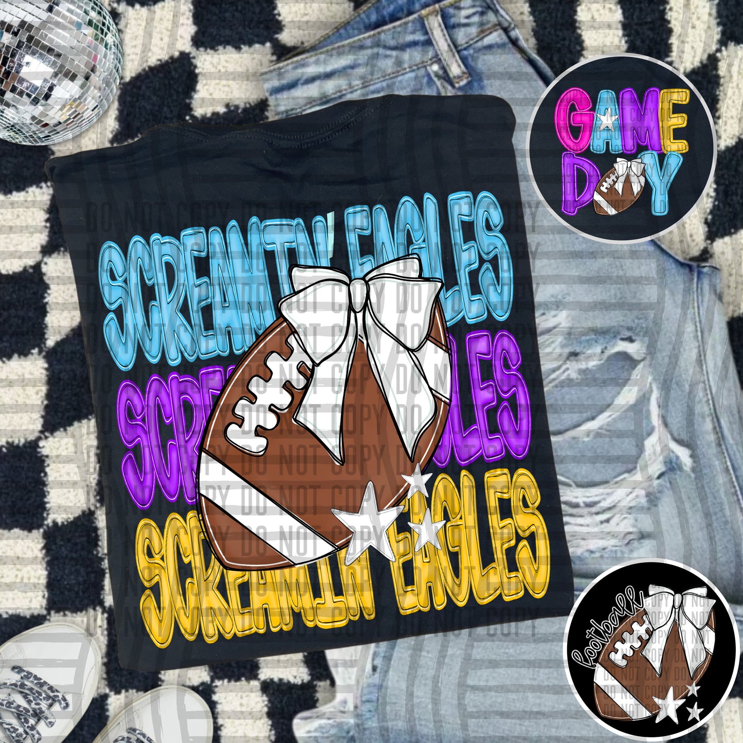 FOOTBALL SCREAMIN EAGLES