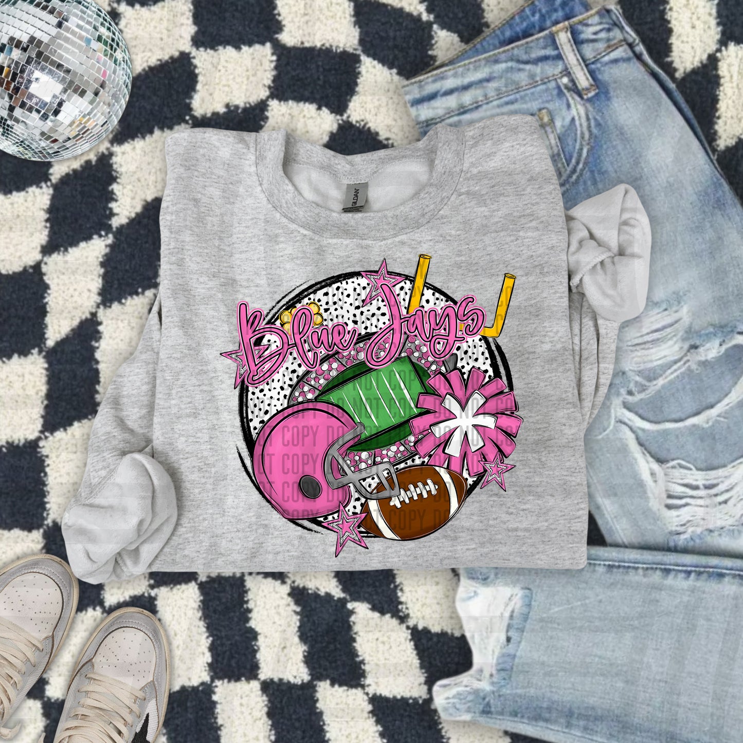 Blue Jays (football round pink)