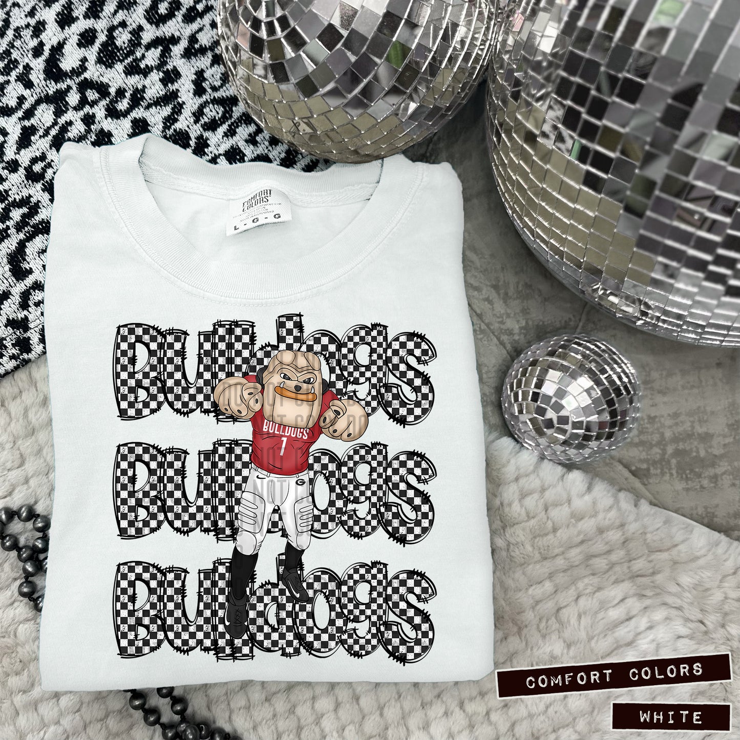 GEORGIA BULLDOGS CHECKERS