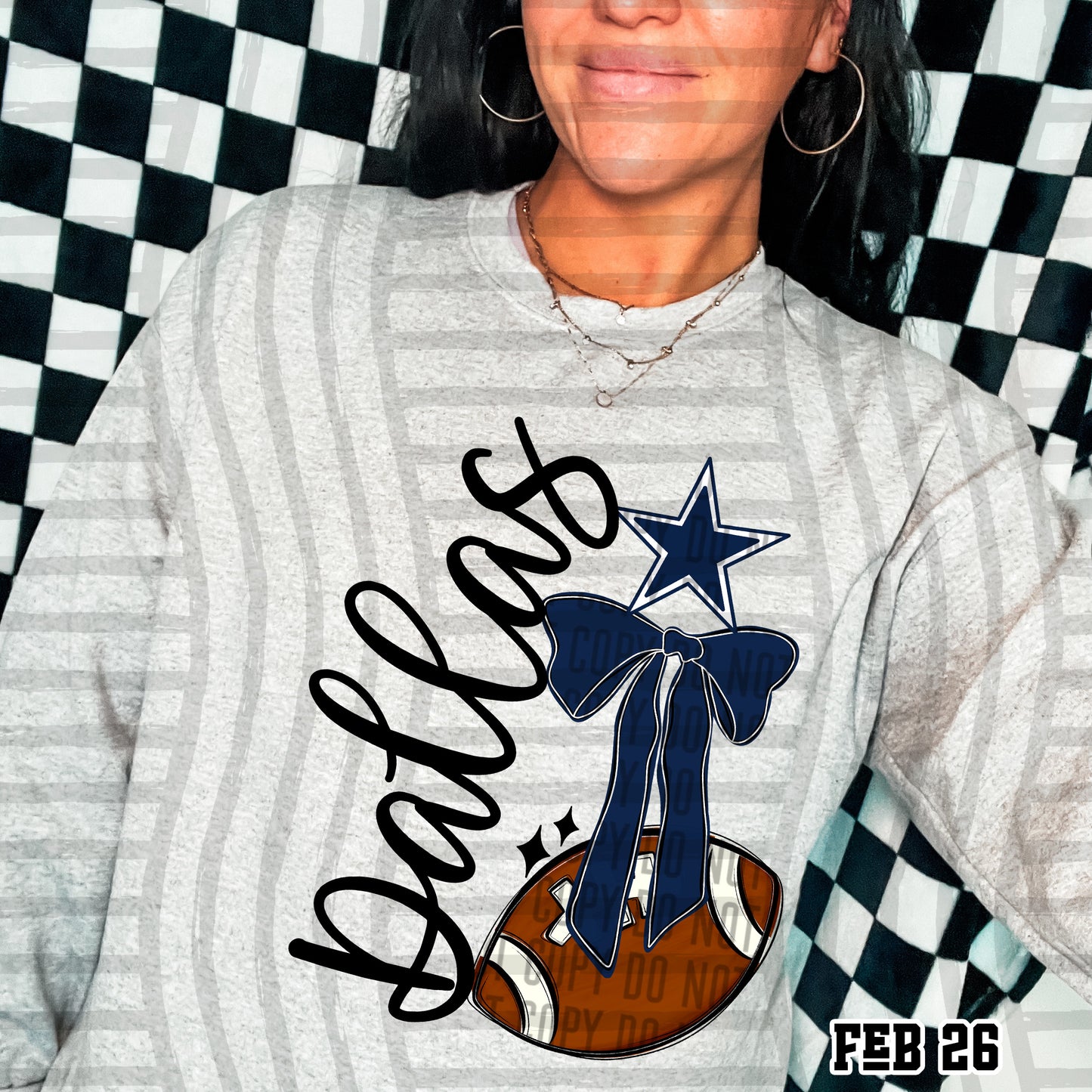 DALLAS COWBOYS FOOTBALL BOW