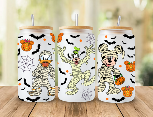 Mickey and friends as mummies - UV Libby Wrap