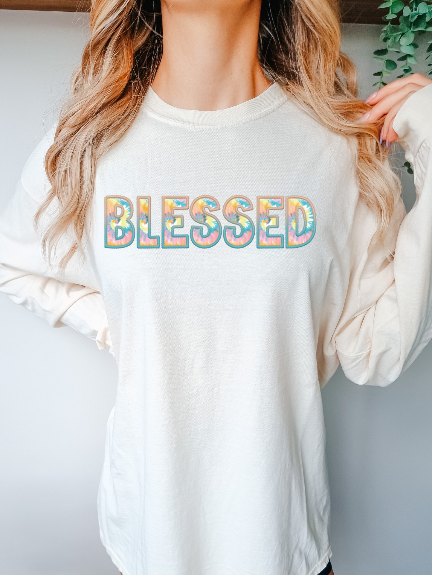 Blessed- tye dye