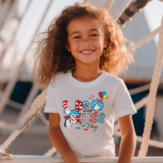 Dr Seuss Day (Cat In The Hat/Thing/Fish) - DTF Transfer