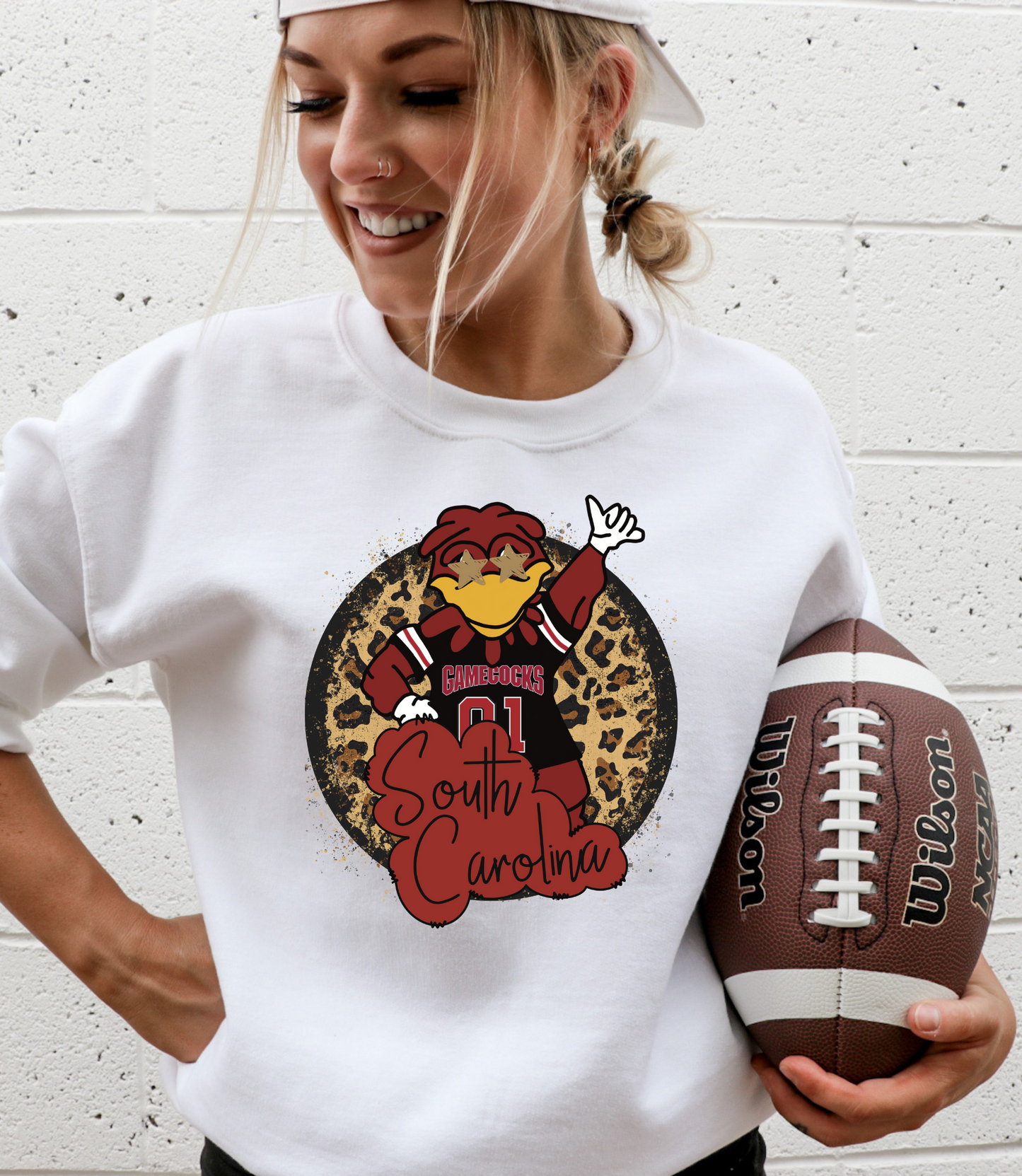 South Carolina mascot-cheetah print