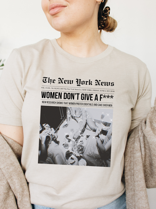 New York Times-Women Don’t Give a F
