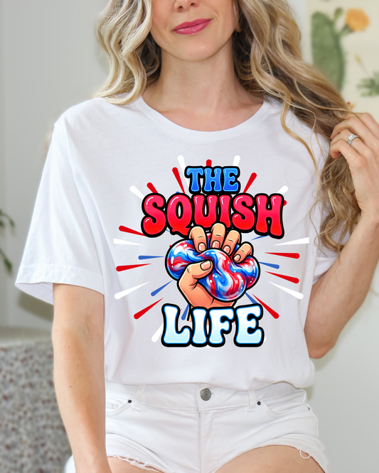 THE SQUISH LIFE RED WHITE & BLUE
