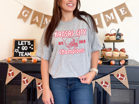 Kansas City AFC 2024- Red and White