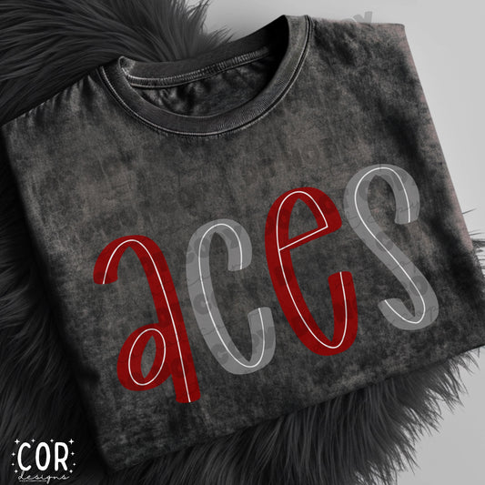 Aces (grey/maroon)